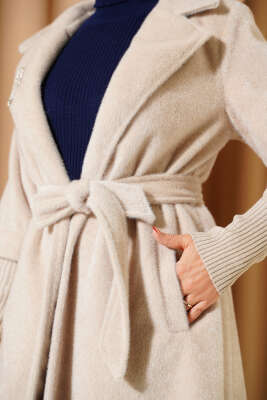 Goldfox Kol Ribanalı Kaban Bej - Thumbnail