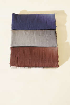 Şeritli Bambu Kraş 3'lü Eşarp Seti Asorti 1 - Thumbnail