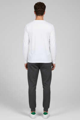 Loyşa Basic Sweatshirt Ekru - Thumbnail