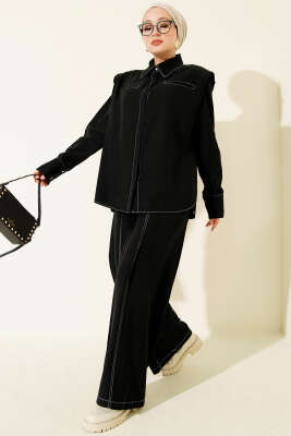 Pazarium - Sahte Cepli Gizli Patlı İkili Takım Siyah