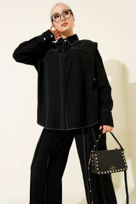 Sahte Cepli Gizli Patlı İkili Takım Siyah - Thumbnail