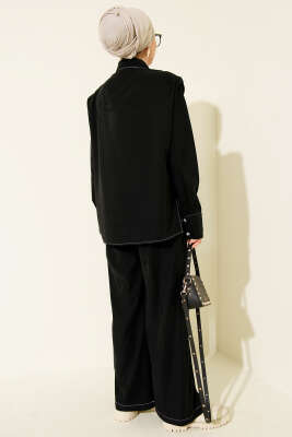 Sahte Cepli Gizli Patlı İkili Takım Siyah - Thumbnail