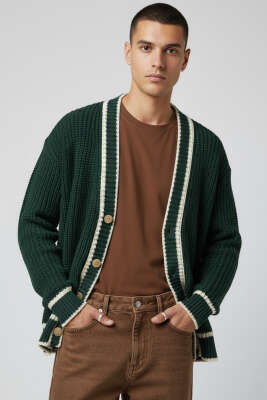 Örgü Triko Hırka Nefti - Thumbnail