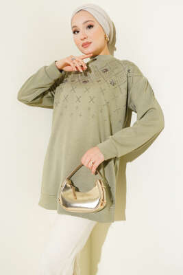 Pazarium - Baklava Taşlı Loyşa Tunik Nefti