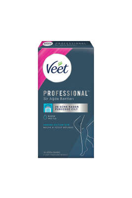 Pazarium - Veet Professional 12'li Sir Ağda Bandı Hassas Ciltler
