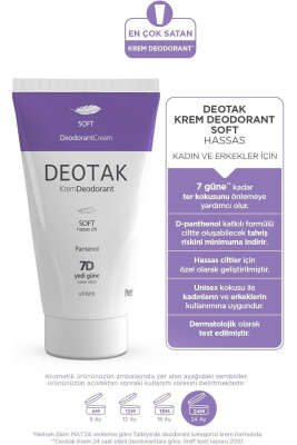 Deotak Soft Krem Deodorant 35 ml - Thumbnail