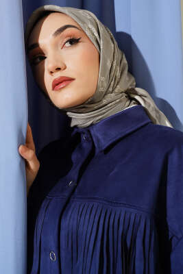 Pazarium - Motifli Modal Eşarp Taş