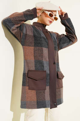 Kare Desen Garnili Kap Kahve - Thumbnail