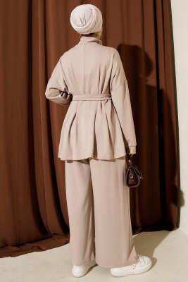 Kemer Tokalı Pensli İkili Takım Taş - Thumbnail