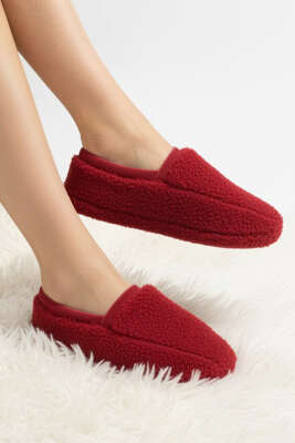 Kadın Yumoş Patik Kırmızı - Thumbnail