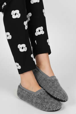 Pazarium - Kadın Yumoş Patik Gri