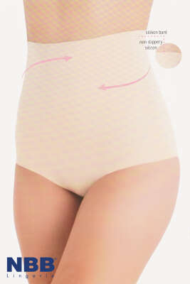 Pazarium - NBB Yüksek Bel Külot Korse Ten