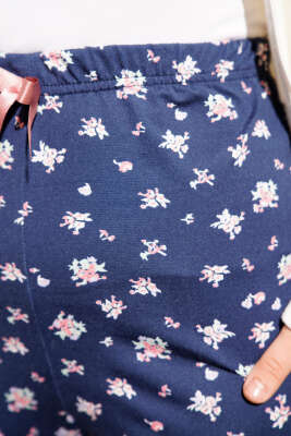 Bel Lastikli Desenli Pijama Altı Parlement - Thumbnail