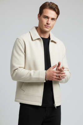 Pazarium - Kaşe Erkek Mont Taş