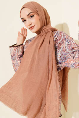 Pazarium - Bürümcük Soft Şal Taba