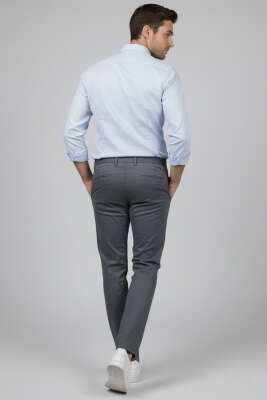 Bağcıklı Jogger Erkek Pantolon Koyu Gri - Thumbnail