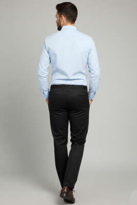 Bağcıklı Jogger Erkek Pantolon Siyah - Thumbnail