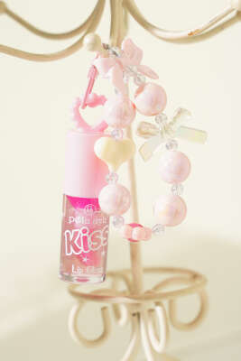 Pazarium - İnci Anahtarlıklı Dudak Parlatıcı Asorti