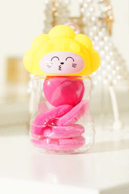 Pazarium - Figür Detaylı Makyaj Süngeri Fusya