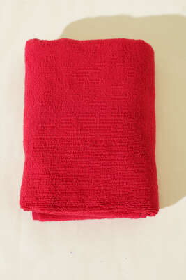 Pazarium - Mikrofiber El Yüz Kuaför Berber Spor Havlusu Bordo