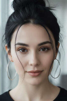 Pazarium - Halka Küpe Gümüş