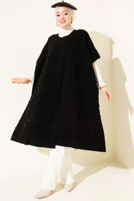 Kabartma İncili Panço Siyah - Thumbnail