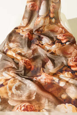 3'lü Gül Desenli Soft Şal Seti Asorti 2 - Thumbnail