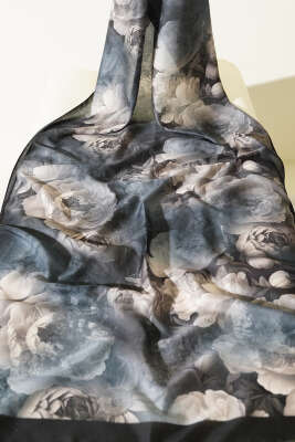 3'lü Gül Desenli Soft Şal Seti Asorti 2 - Thumbnail