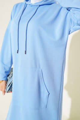 Kanguru Cepli Tunik Bebe Mavi - Thumbnail