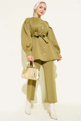 Pazarium - Balon Kol Kuşaklı Scuba İkili Takım Çağla Yeşili