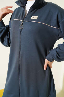 Biyeli Armalı Loyşa İkili Takım Füme - Thumbnail