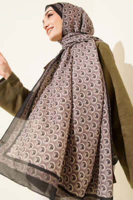 MK Desen Lina Şal Vizon - Thumbnail