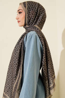 MK Desen Lina Şal Haki - Thumbnail