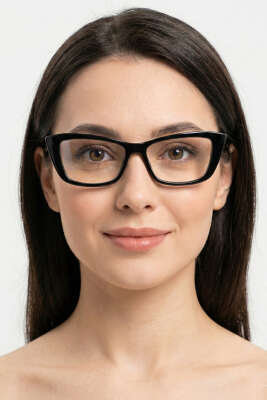 Pazarium - Venüs Serisi Şeffaf Gözlük Siyah