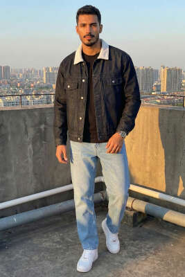 Baggy Erkek Kot Pantolon Yeşil - Thumbnail