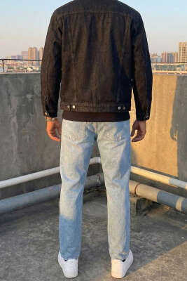 Baggy Erkek Kot Pantolon Yeşil - Thumbnail