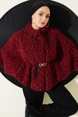 Kemerli Kuzu Panço Bordo - Thumbnail