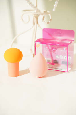 Pazarium - İkili Fondöten ve Kapatıcı Sünger Seti Asorti