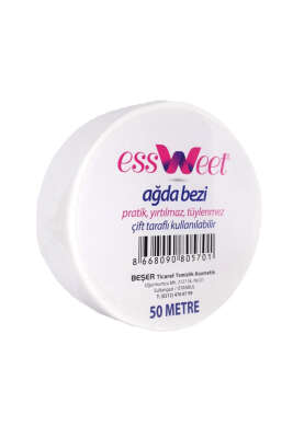 Pazarium - Essweet 50 Metre Rulo Ağda Bezi