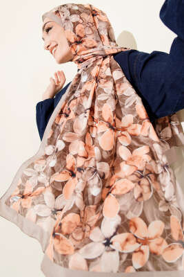 Pazarium - Manolya Desen Şal Camel