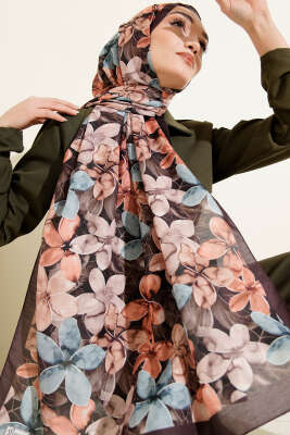 Pazarium - Manolya Desen Şal Acı Kahve