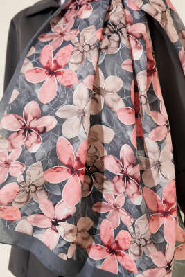 Manolya Desen Şal Füme - Thumbnail