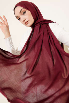 Pazarium - Liora Pamuk Şal Vişne