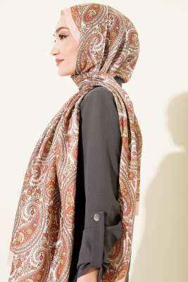 Çini Paisley Desen Şal Yavru Ağzı - Thumbnail