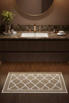 Geometrik Desen Banyo Paspası Asorti 3 - Thumbnail