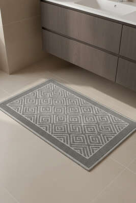 Geometrik Desen Banyo Paspası Asorti 5 - Thumbnail