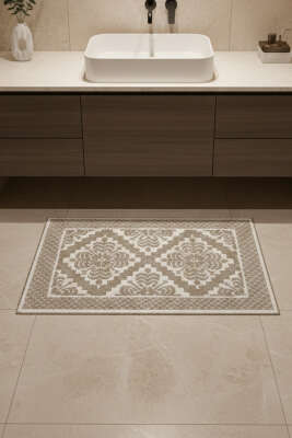 Geometrik Desen Banyo Paspası Asorti 9 - Thumbnail