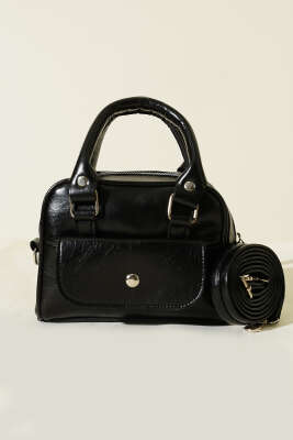 Pazarium - Mini Omuz & El Çantası Siyah