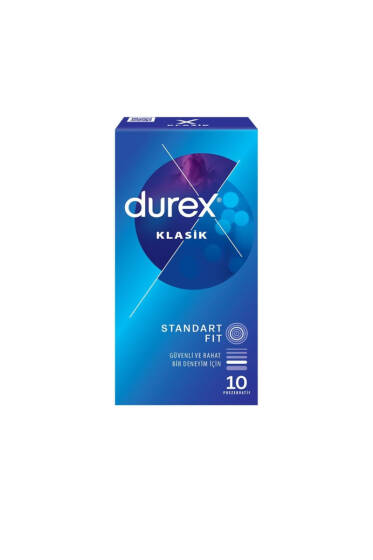 10'lü Durex Prezervatif Klasik - Prezervatif