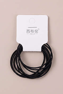 10'Lu Lastik Toka Seti Siyah - KONYALI TOKA